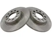 Rear TRQ Brake Rotor Set fits Jeep Compass 2017-2022 75BHMM (for: Jeep)