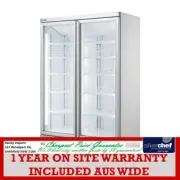 Double glass door colourbond upright drink fridge bottom mounted - LG-1000GBM...