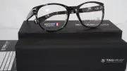 TAG HEUER New Eyeglasses Green Havana Oval TAG 532 002 51 21 140