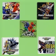 15 Power Rangers Beast Morphers - Large Stickers - Party Favors - Rewards