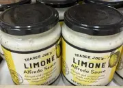 2 Bottles Trader Joe’s Limone Alfredo Sauce, 15 ounces Each Bottle