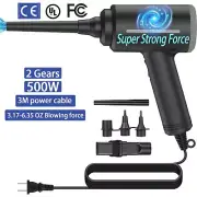 500W Electric Air Duster & Air Pump 2-in-1,Canned air Compressed Air Cans