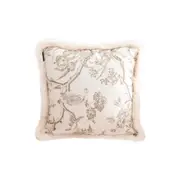 SOGA 45cm Light Luxury French Style Printed Plush Pillow Set Throw Pillow