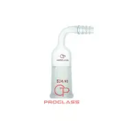 Laboratory Glass Adapters Inlet, Outer Joint,90°