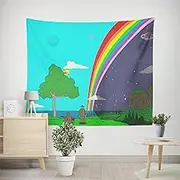 Gaslight Gatekeep Girlboss The Big Lez Show, Landscape Tapestry Wall Hanging 60'' x 50'' (150cm x 130cm)