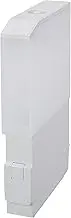 MK Seiko Rice Bottle, Rice Bottle, 26.5 lbs (12 kg), Width 3.9 inches (10 cm) (Slim), One-Touch Lightweight Function (See Remaining Remaining at a Glance), Slim Ace, White RC-12SW Finished Product