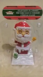 New Dancing Solar Powered Character Santa eye move up down with own solar panel