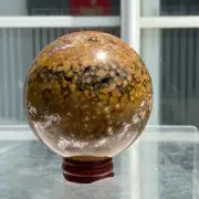533g Natural Colourful Ocean Jasper Crystal Sphere Mineral Specimen Healing