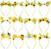 Capoda 24 Pcs Flower Honey Tentacle Headband Felt Headwear Photo Props Accessori