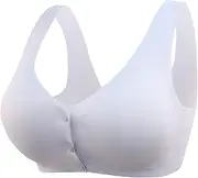 [Hiliby] Lace Closure Extra-Elastic Women's Trim Adjustable Front Bra Breathable Sports and Bra