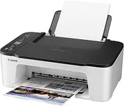 [Canon] PIXMA TS3452 Colour Inkjet Printer Multifunctional Device DIN A4 (Scanner, Copier, Printer, 4800 x 1200 DPI, LCD, WLAN, USB, Apple AirPrint, PIXMA Cloud Link, Duplex Printing), Black White