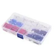 200pcs Assorted Box Fuses -Acting Torpedo Ceramic Fuse D6Q6