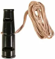 Buffalo horn whistle, 6 cm. Two-tone whistle and trill tone ideal for training