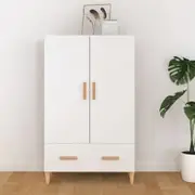 Highboard White 70x31x115 cm Engineered Wood