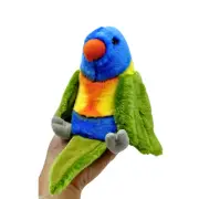 Dinki Di Baby Handfuls - Lorikeet - Soft Animal Stuffed Plush Toy - 13cm