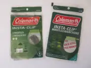 Lot of 2 Pkgs 4 Total Coleman Insta-Clip Sock Style Silk Lantern Mantles 21A122