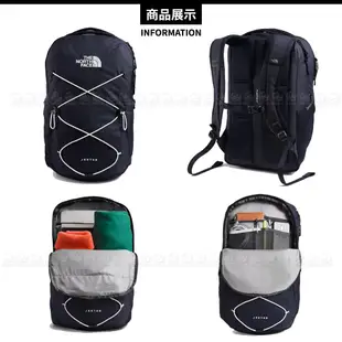 【The North Face 28L JESTER後背包《深藍》】3VXF/多功能休閒背包/電腦背包/學生書/悠遊山水