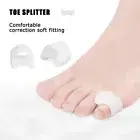 - 1 Pair Silicone Little Toe Thumb Separators Foot Care Bunion Correctors Guard