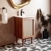 Swiss Madison Bathroom Vanity Tops 18.13"x18.13" Ceramic Square Glossy White