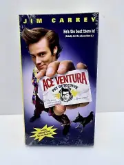 Ace Ventura: Pet Detective (VHS, 1994) Jim Carrey New Sealed Warner Watermark