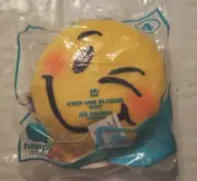 McDonalds Happy Meal Yellow Emoji Just Kidding (JK!) Plush Toy - Key Chain