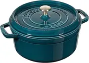 Staub Round Cocotte Pot, La Mer, 24 cm Diameter