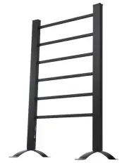 [Goldair] Standing Heated Bathroom Towel Drying/Heating Rail/Rack 90.5cm in Black