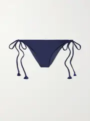 [Johanna Ortiz] Johanna Ortiz - + Net Sustain Sullen Tasseled Bikini Briefs - Navy - small small Blue