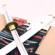 9260 Spring Steel Anime Katana Japanese Samurai Battle Sword Full Tang White