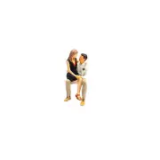 GB 1:64 Painted Figure Model ature Resin Diorama Lovers Chatting Couple B