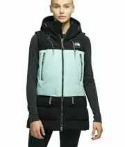 The North Face women's Pallie Down Vest size Small S Cloud Blue & Black