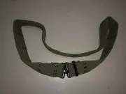 U.S. WEB PISTOL BELT M1943 OLIVE GREEN - REPRODUCTION WW2 ARMY PARATROOP USMC