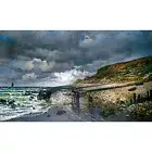 Claude Monet, La Pointe de la Heve at Low Tide, Pearl Photo Paper, 24" x 40"