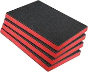 Generic 4pcs Tool Box Foam Inserts Tool Box Liner Professional Easy to Use Polyethylene Tool Foam Sheets for, 40cmx30cmx5cm