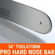 36" TOOLSTORM Hard Nose Bar Only 3/8 058 115DL FIT BAUMR-AG CHAINSAW SX92 92CC