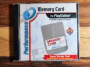 NEW SEALED 15 BLOCKS Memory Card Gray by InterAct for Playstation PS1 Console