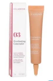 New! CLARINS Everlasting Concealer 03 MEDIUM DEEP Long Wear & Hydration