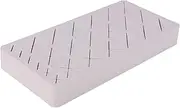 Lipstick Organizer, Lip Stick Holder Organizer Lip Gloss Organizer Makeup Cosmetics Holder Storage Box Display Stand 24 Slots Silicone Lipstick Organizer for Lipgloss Brushes (Pink)