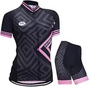 [ZEROBIKE] Women's Short Sleeve Cycling Jersey Jacket Cycling Shirt Quick Dry Breathable Mountain Clothing Bike Top