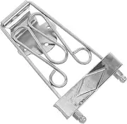 ULDIGI 6-string Guitar Tailpiece Bridge for Jazz Guitars Universal Fit Metal Construction Silver