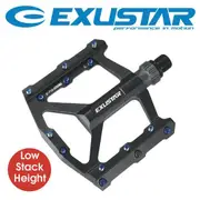 Exustar Sealed Bearing Alloy Flat Pedal - Black