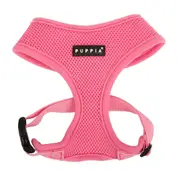 Puppia Soft Polyester Adjustable Dog Harness Pink - 6 Sizes