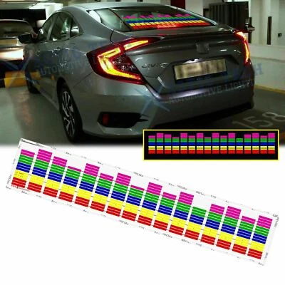 Rhythm Color LED Flash Light Sound Activated Car Sticker For Honda Civic Accord (for: Kia)