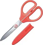 Kokuyo scissors SAXA glueless blade red Hasa -P280R