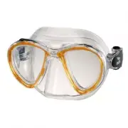IST M88 BlueTech 2-Lens Scuba & Snorkeling Mask w/ Soft Silicone Skirt Orange