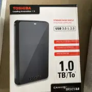 Toshiba 1.0 TB Storage Made Simple USB 3.0 &2.0