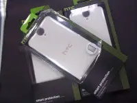 在飛比找Yahoo!奇摩拍賣優惠-全新原廠公司貨HTC E9+ A55雙色保護套透明黑