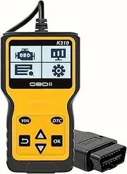 Daseeme K310 OBD2 Code Reader, Automotive Engine Fault Diagnosis Scanner Plug and Play Obd2 Automatic Code Reader, Quick Diagnosis, Suitable for All Cars Since 1996, Vibrant Yellow