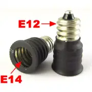 10pcs US E12 To European E14 Candelabra Base Socket LED Light Bulb Lamp Adapter