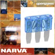 Narva Brand 15 Amp Blue Colour Micro 3 Blade Fuses - Box Of 25 51215
